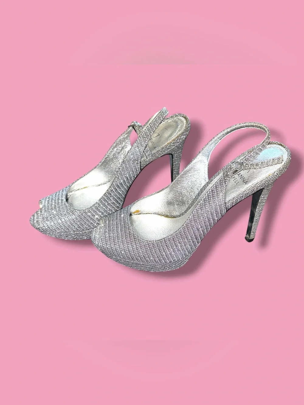 Adrianna Papell sparkling silver
